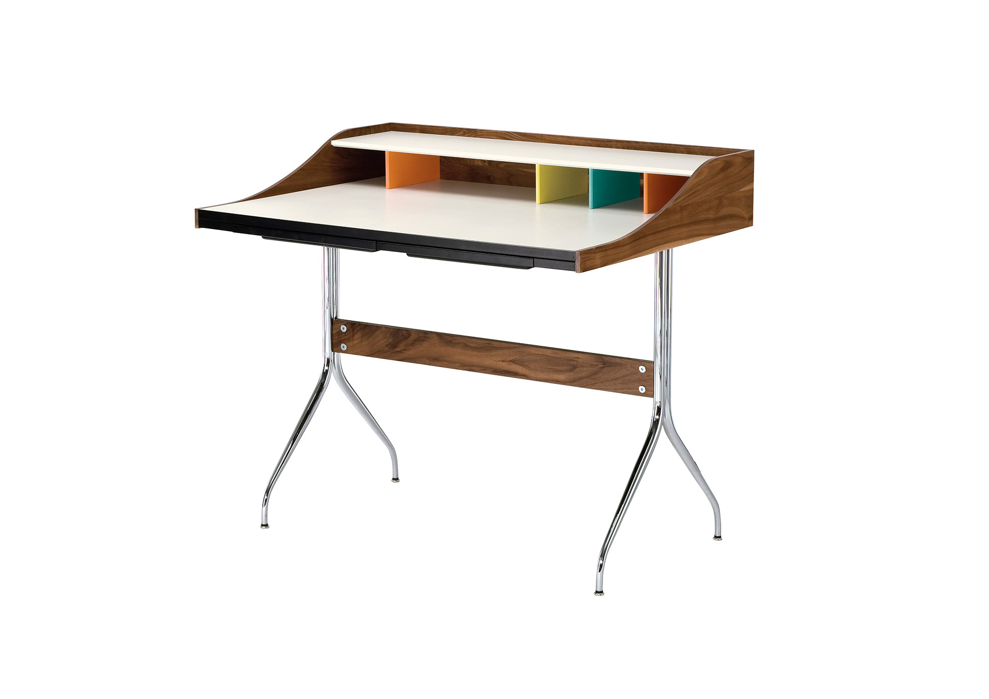 办公台|时尚大班台|办公家具|设计师家具|纳尔逊™Swag Leg办公桌